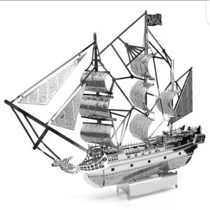 3D Metal Pirate Ship Model Building Kit