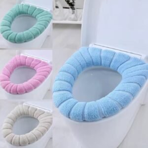 Washable Fiber Toilet Seat Cover virtual bazaar