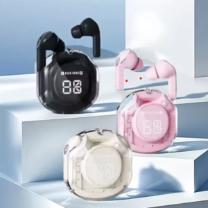 Transparent TWS Bluetooth Earbuds virtual bazaar