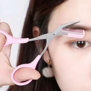 Eyebrow Trimmer Scissors with Comb virtual bazaar