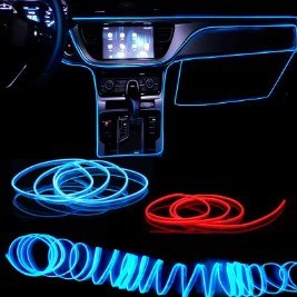 Car Interior EL Wire LED Ambient Light virtual bazaar