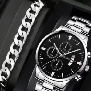 Men's Luxury Watch and Bracelet Set virtual bazaar